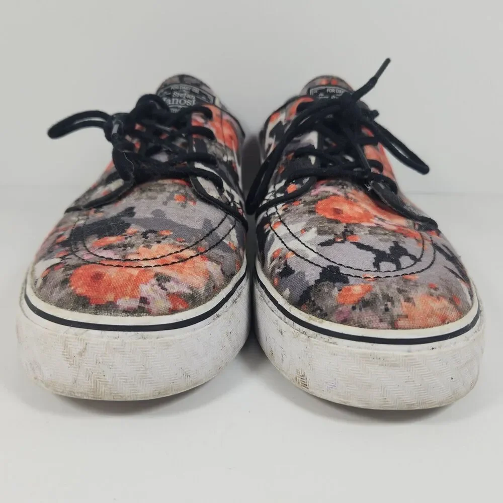 Nike Zoom SB Stefan Janoski Zoom Digi Floral Orange Mens Size 11 482972-908 Used